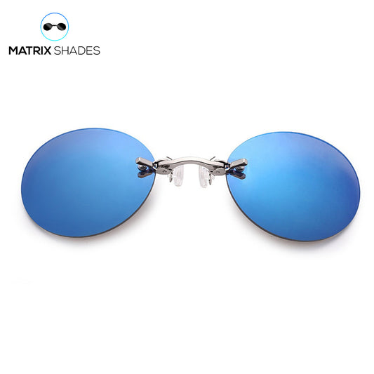 Matrix Shades | Morpheus Clip-on Blue